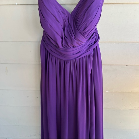 Azazie Halter Bridesmaid Dress Grape Purple - Size S - PLEASE SEE MEASUREMENTS - Picture 3 of 6